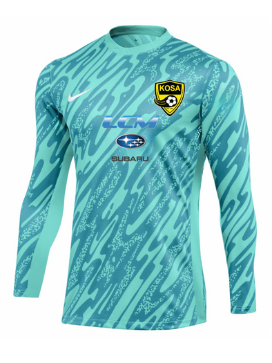KOSA SC Pennsylvania Nike Gardien V Goalkeeper Jersey Hyper Turquoise