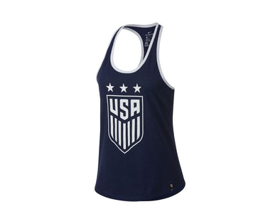 Nike USA Women's Tank - Midnight Navy/White