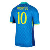 Men's Nike Dri-FIT Replica Rodrygo Brazil 2024 Stadium Away Jersey