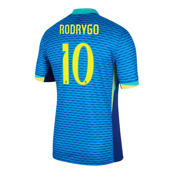 Men's Nike Dri-FIT ADV Soccer Rodrygo Brazil 2024 Authentic Away Jersey