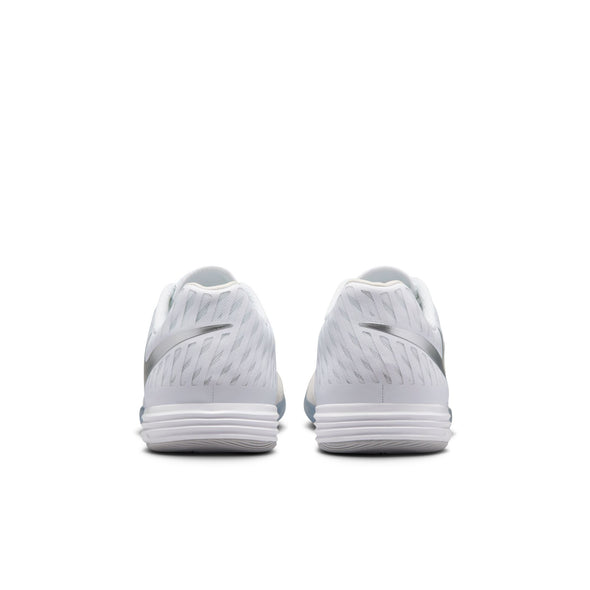 Nike Lunargato II IN Indoor Soccer Shoes-White/Chrome