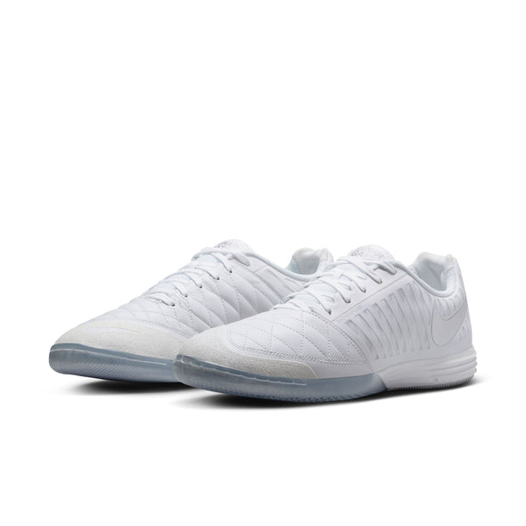 Nike Lunargato II IN Indoor Soccer Shoes-White/Chrome