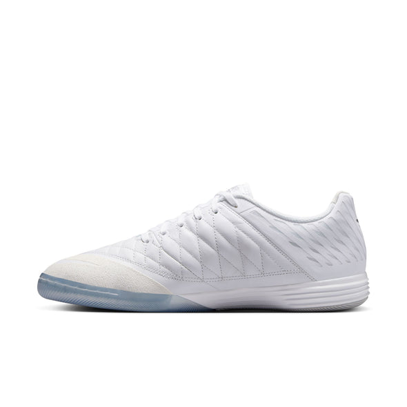 Nike Lunargato II IN Indoor Soccer Shoes-White/Chrome