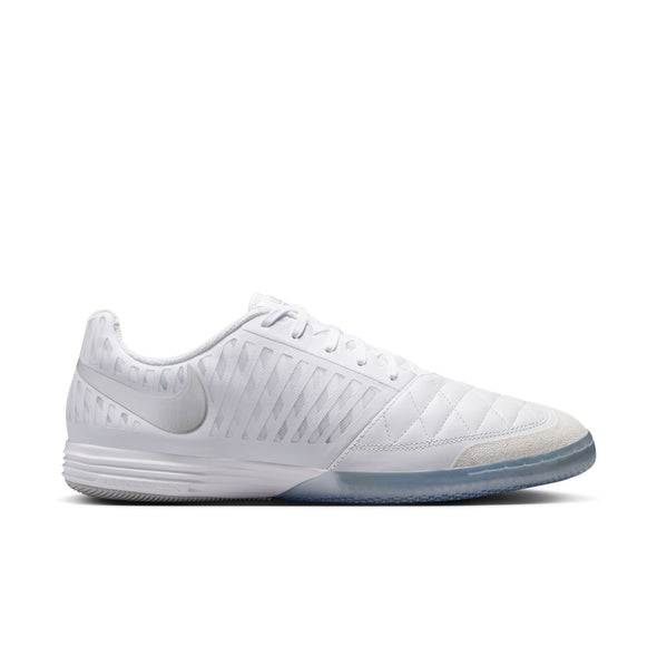 Nike Lunargato II IN Indoor Soccer Shoes-White/Chrome