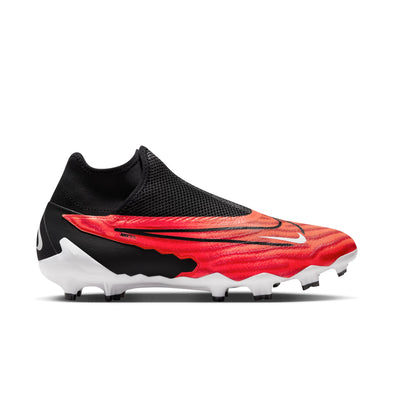 Nike Phantom GX Pro Dynamic Fit FG Firm Ground Soccer Cleats - Bright Crimson/White/Black