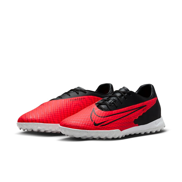 Nike Phantom GX Academy TF Turf Soccer Shoes - Bright Crimson/Black/White