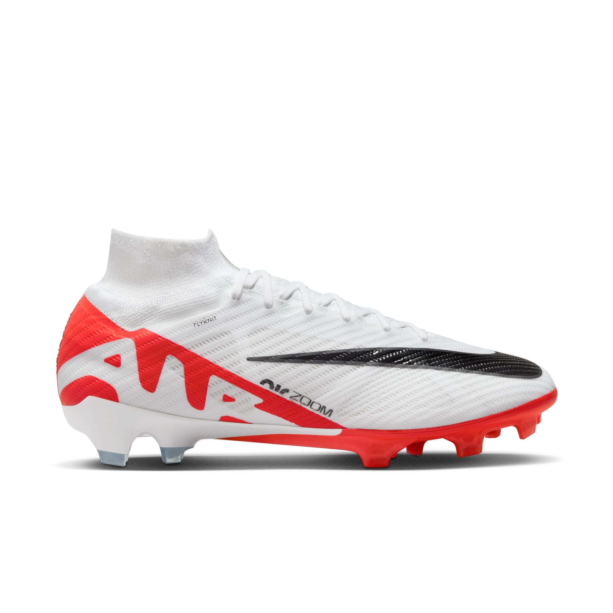 Nike Air Zoom Mercurial Superfly 9 Elite FG Firm Ground Soccer Cleat Bright Crimson Black White DJ4977 600 Soccer Zone USA