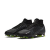 Nike Zoom Mercurial Superfly 9 Pro FG Firm Ground Soccer Cleats - Black/Summit White/Volt/Dark Smoke Grey