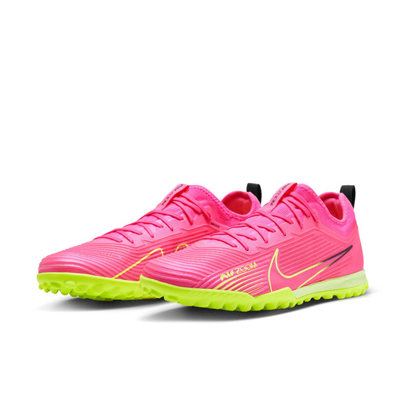 Nike Zoom Mercurial Vapor 15 Pro TF Soccer Shoes - PinkBlast/Volt/Grey