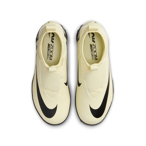 Nike Junior Zoom Mercurial Superfly 9 Academy TF Turf Soccer Shoes - Lemonade/Black