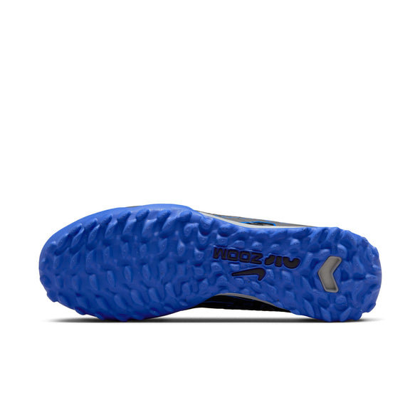 Nike Zoom Mercurial Superfly 9 Academy TF Turf Soccer Shoes - Black/Chrome/Hyper Royal
