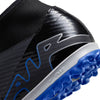 Nike Zoom Mercurial Superfly 9 Academy TF Turf Soccer Shoes - Black/Chrome/Hyper Royal