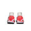 Nike Air Zoom Mercurial Superfly 9 Academy TF Turf Soccer Shoe - White/Bright Crimson/Black