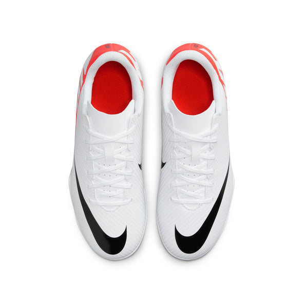 Nike Junior Mercurial Vapor 15 Club FG/MG Soccer Cleat - Bright Crimson/White/Black