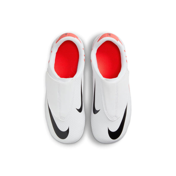 Nike Junior Mercurial Vapor 15 Club MG PS (V) Soccer Cleat - Bright Crimson/White/Black