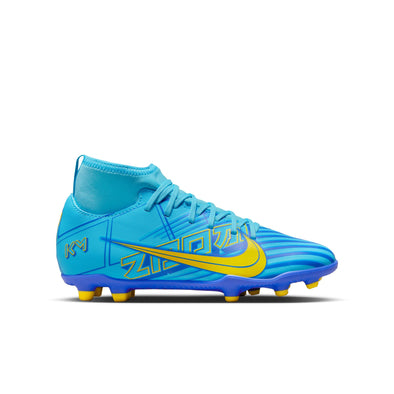 Nike Junior Mercurial Superfly 9 Club KM FG/MG Firm Ground Soccer Cleat - Baltic Blue/White