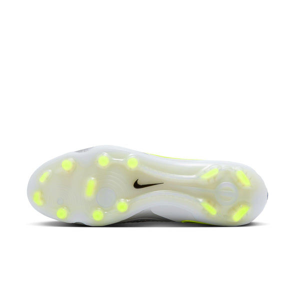 Nike Phantom GX 2 Elite FG Firm Ground Soccer Cleat - Metallic Silver/Black-Volt