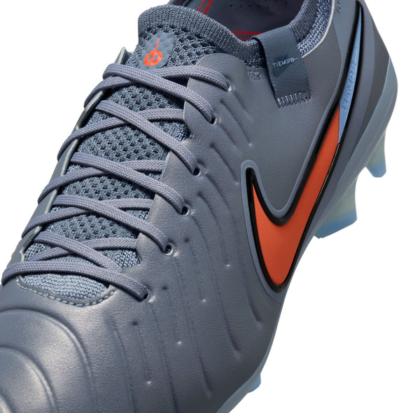 Nike Tiempo Legend 10 Elite FG Firm Ground Soccer Cleat - Blue Eclipse/ Black