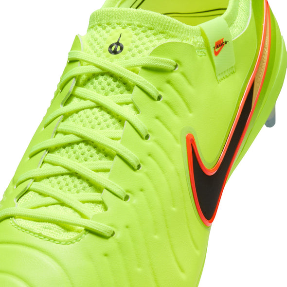 Nike Tiempo Legend 10 Elite FG Firm Ground Soccer Cleat - Volt/Black