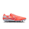 Nike Tiempo Legend 10 Elite FG Firm Ground Soccer Cleat - Hot Lava/ White