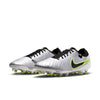 Nike Tiempo Legend 10 Pro FG Firm Ground Soccer Cleat -Metallic Silver/Black-Volt