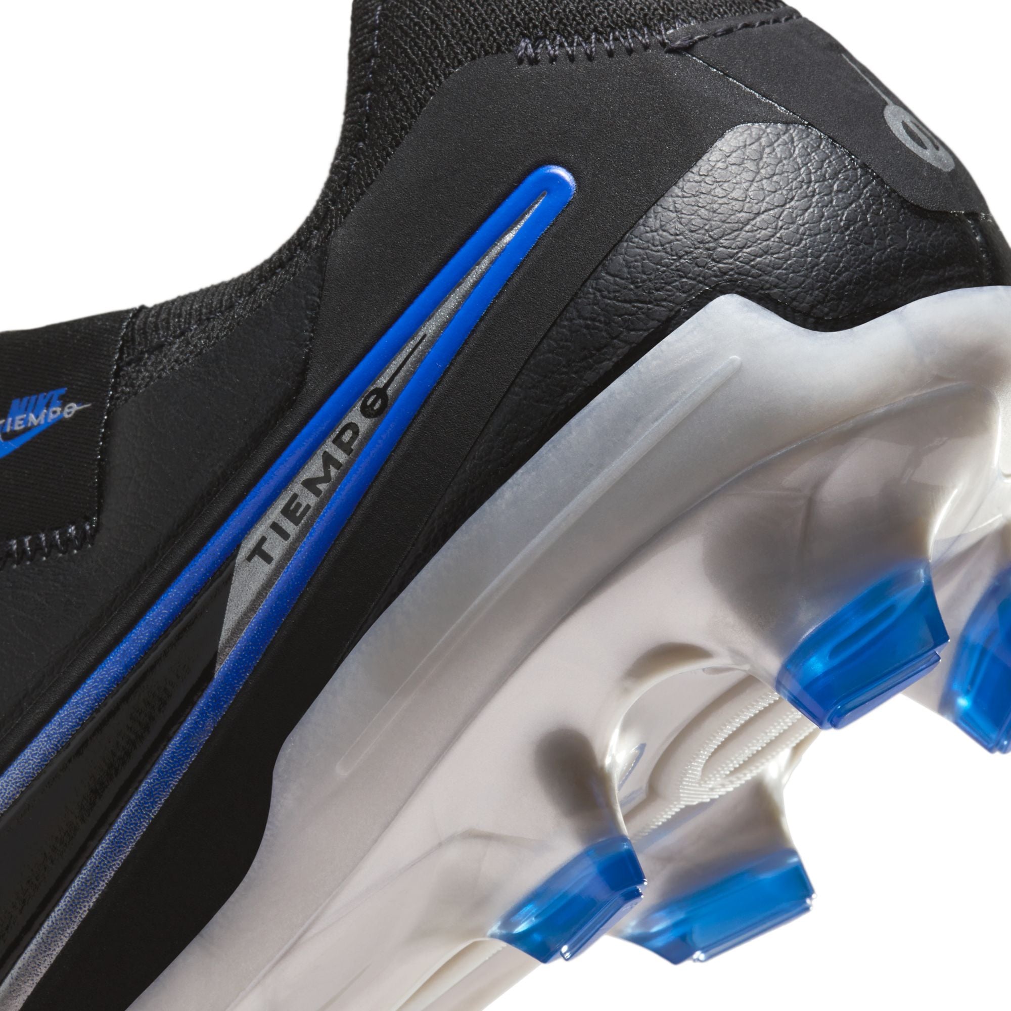 Nike Tiempo Legend 10 Pro FG Firm Ground Soccer Cleat - Black/Chrome/Hyper Royal DV4333-040