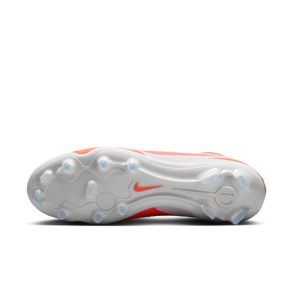 Nike Tiempo Legend 10 Pro FG Firm Ground Soccer Cleat - Hot Lava/ White