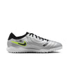 Nike Tiempo Legend 10 Pro TF Turf Soccer Cleat - Metallic Silver/Black-Volt