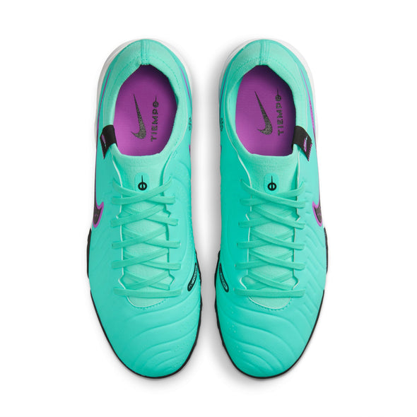 Nike Tiempo Legend 10 Pro TF Turf Soccer Cleat - Hyper Turquoise/Black/Fuchsia Dream