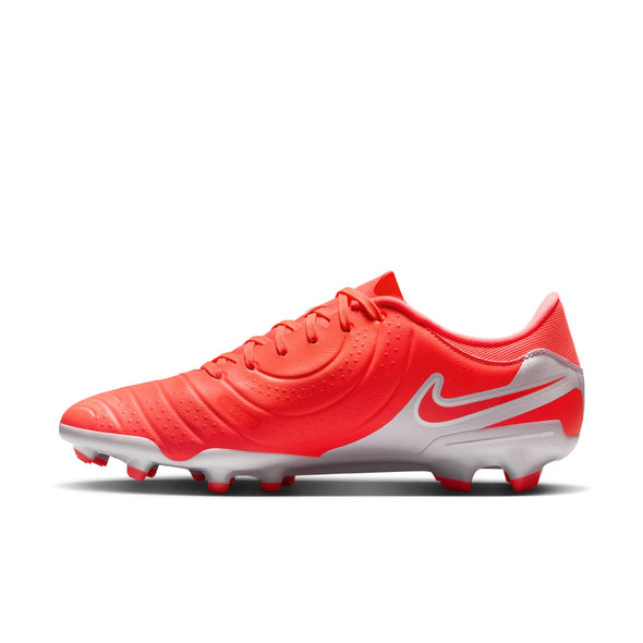 Nike Tiempo Legend 10 Academy FG Firm Ground Soccer Cleat -Hot Lava/White