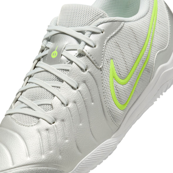 Nike Tiempo Legend 10 Academy IC- Metallic Silver/White-Volt