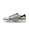 Nike Tiempo Legend 10 Academy TF Turf Soccer Cleat -Metallic Silver/Black-Volt