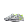 Nike Junior. Tiempo Legend 10 Academy Indoor- Metallic Silver/Black-Volt