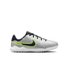 Nike Junior Tiempo Legend 10 Academy TF Turf Soccer Cleat -Metallic Silver/Black-Volt