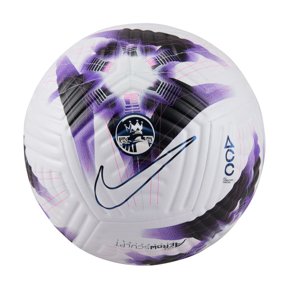 Nike Premier League Flight Soccer Ball - White/Fierce Purple/White