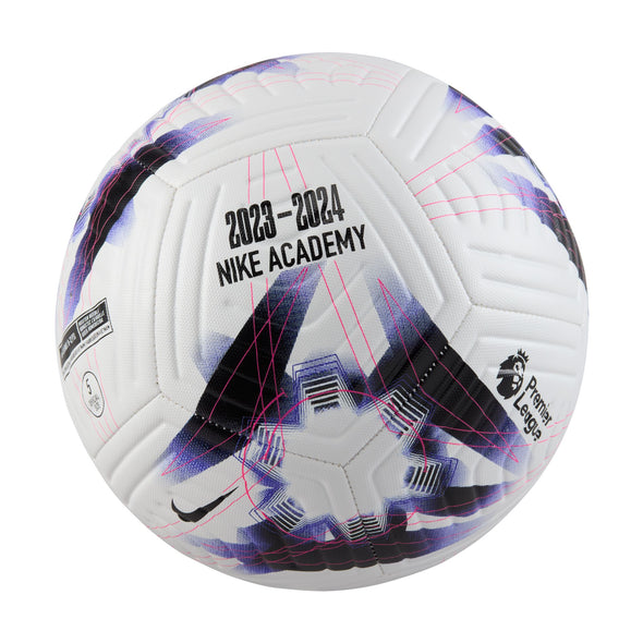 Nike Premier League Academy Soccer Ball 23/24 - White/Fierce Purple/White