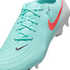 Nike Phantom GX 2 Academy FG Firm Ground Soccer Cleats-  Mint/Atomic Red-Off Noir