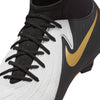 Nike Phantom Luna II Academy FG Firm Ground Soccer Cleat - White/Black/Metallic Gold Coin