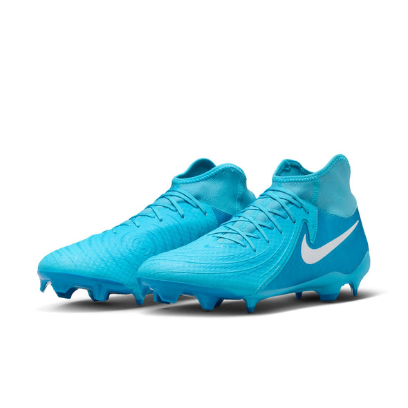 Nike Phantom Luna II Academy FG Firm Ground Soccer Cleat - Blue Fury/White