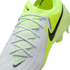 Nike Phantom GX 2 Elite FG Firm Ground Soccer Cleat - Metallic Silver/Black-Volt