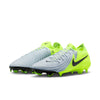 Nike Phantom GX 2 Pro FG Firm Ground Soccer Cleat - Metallic Silver/Black-Volt