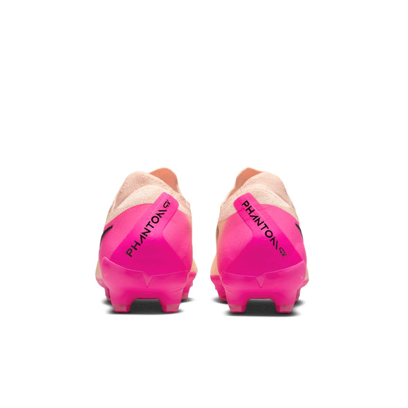 Nike Phantom GX II Pro FG Firm Ground Soccer Cleats -Crimson Tint/Black-Pink Blast