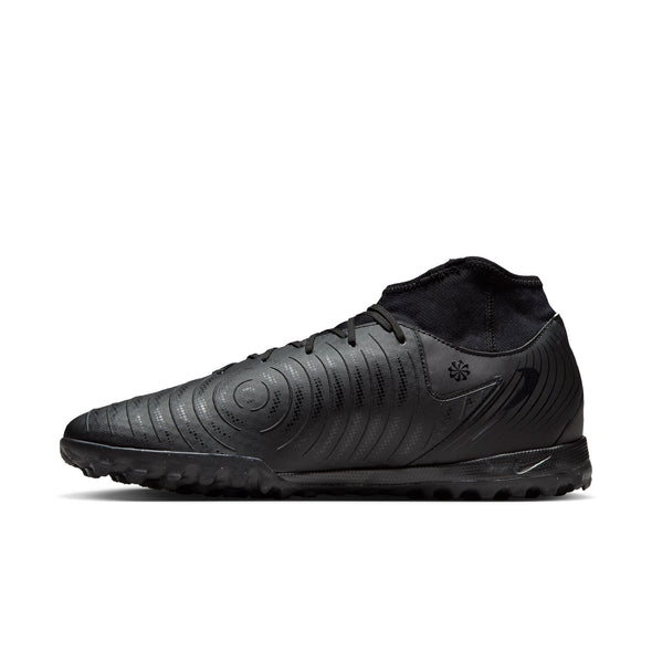 Nike Phantom Luna II Academy TF Turf Soccer Cleat - Black/Black