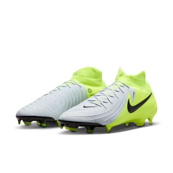 Nike Phantom Luna 2 Pro FG Soccer Cleat- Metallic Silver/Black-Volt