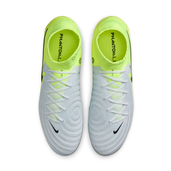 Nike Phantom Luna 2 Pro FG Soccer Cleat- Metallic Silver/Black-Volt