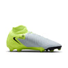 Nike Phantom Luna 2 Pro FG Soccer Cleat- Metallic Silver/Black-Volt