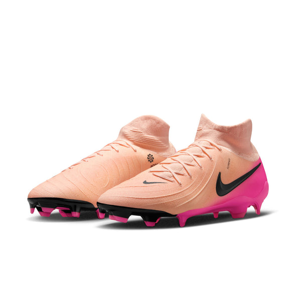 Nike Phantom Luna 2 Pro FG Firm Ground Soccer Cleat- Crimson Tint/Black-Pink Blast