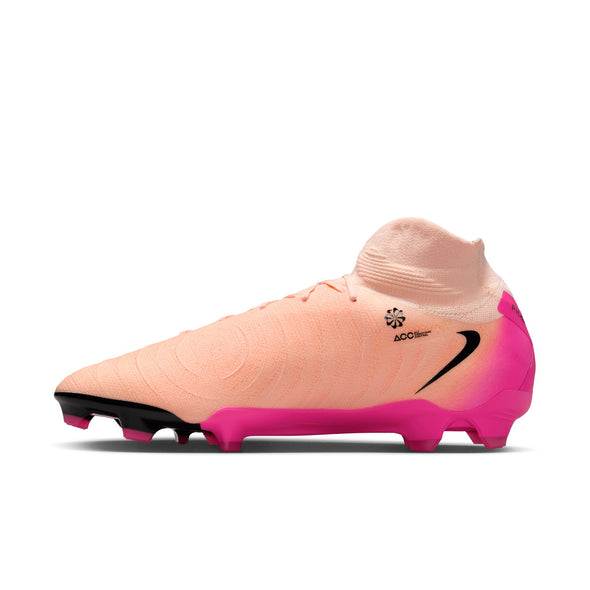 Nike Phantom Luna 2 Pro FG Firm Ground Soccer Cleat- Crimson Tint/Black-Pink Blast