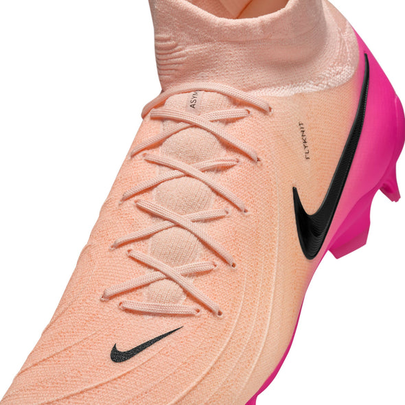 Nike Phantom Luna 2 Pro FG Firm Ground Soccer Cleat- Crimson Tint/Black-Pink Blast