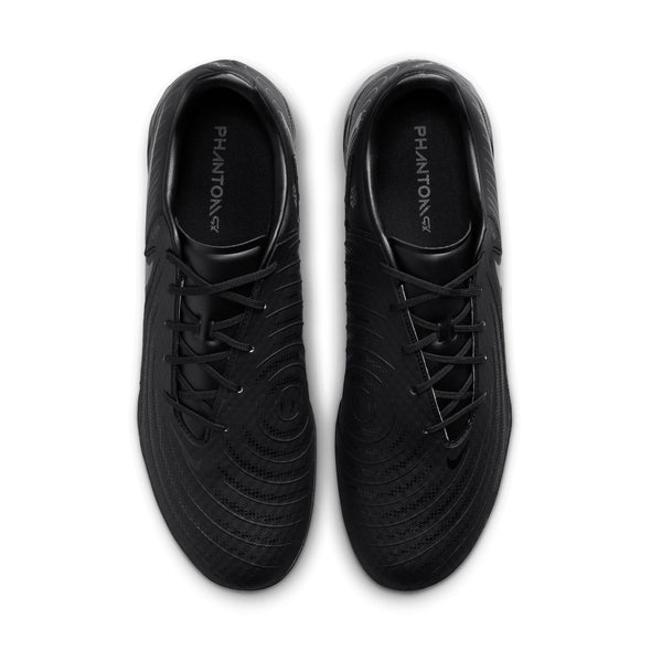 Nike Phantom GX 2 Academy TF Turf Soccer Cleats -  Black/Black